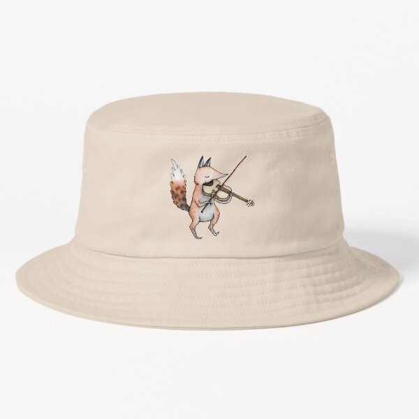 Violin Fox Bucket Hat