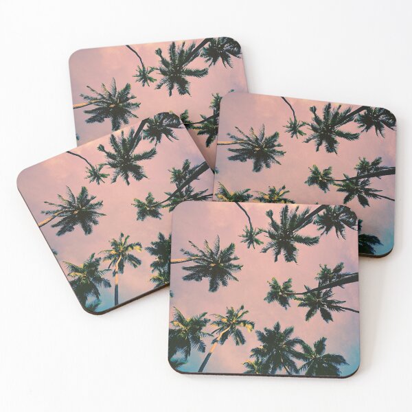 Item preview, palm trees sunset bright,vibrant designed and sold by cutecrazytshirt.