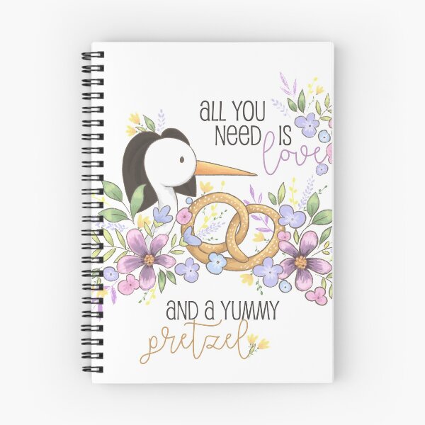 Item preview, All you need is love and a yummy pretzel designed and sold by Agnes de Bezenac.
