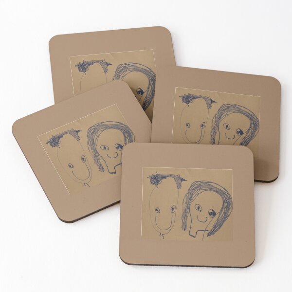 Item preview, Child Portrait Drawing of Mom and Dad designed and sold by chstudios.
