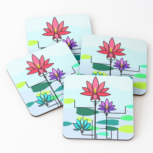 Item preview, Lotus Pride floral pattern designed and sold by Infinotterns.