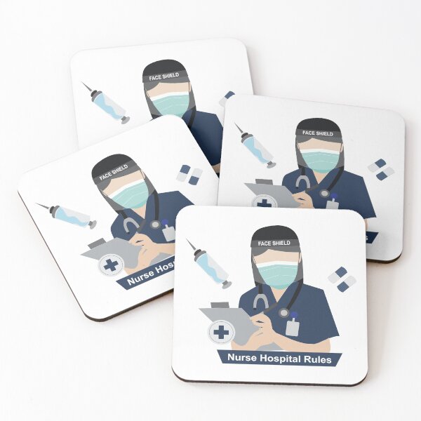 Item preview, Patient care coordinator - Nurse Hospital Rules designed and sold by showoffmarket.
