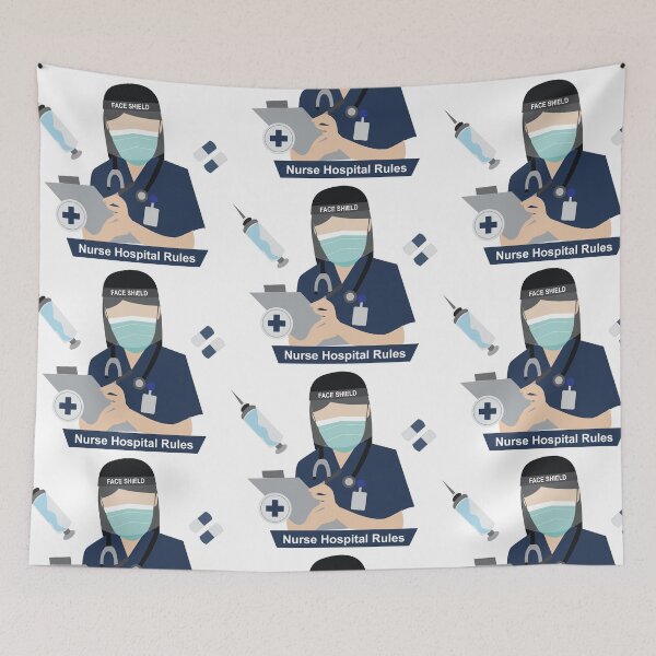 Item preview, Patient care coordinator - Nurse Hospital Rules designed and sold by showoffmarket.