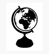 Globe Earth Photographic Print