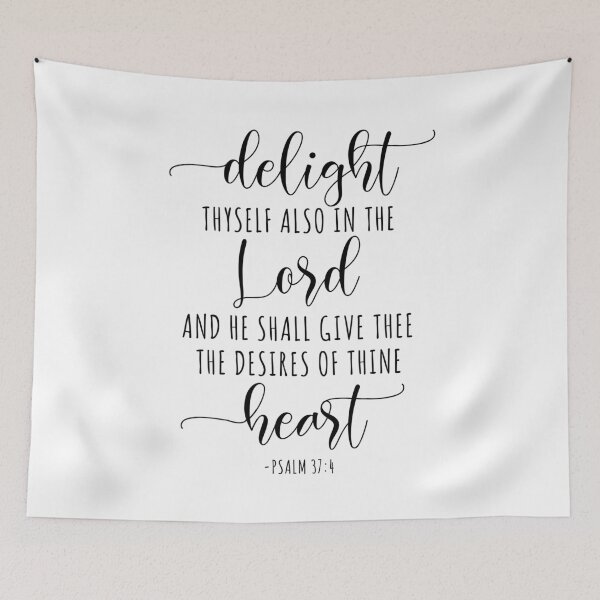 Item preview, Psalm 37:4 KJV - Black designed and sold by amazingjoy.