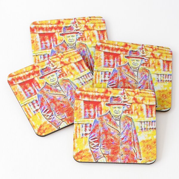 Item preview, Winston Churchill  (Impressionist version with texture.)  designed and sold by CristalleLisa.