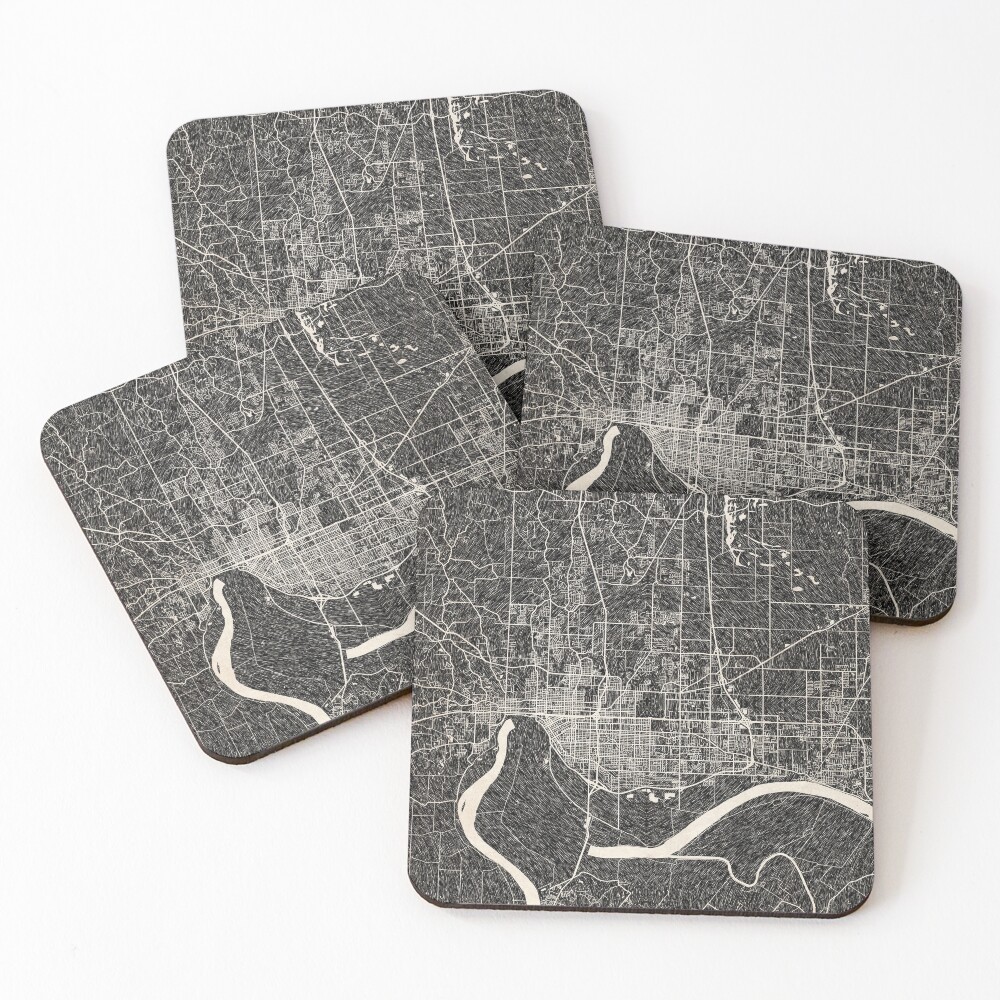 Item preview, Coasters (Set of 4) designed and sold by InkMaps.
