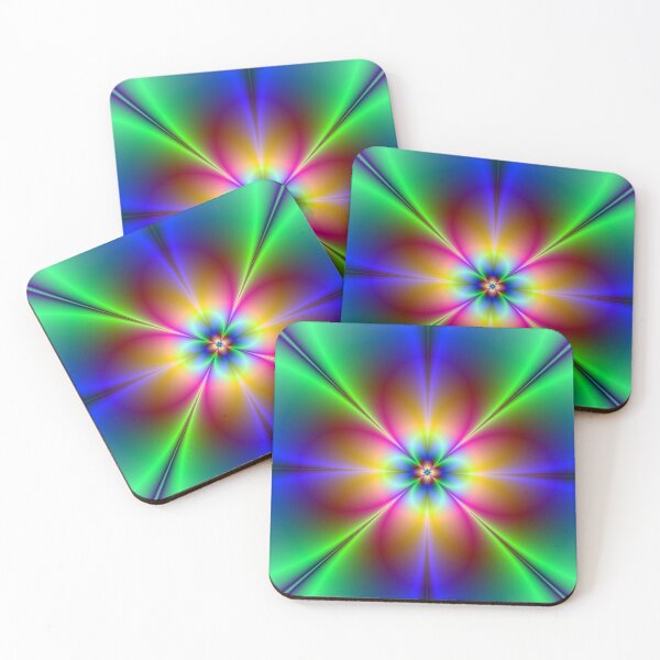 Item preview, Multi Colored Fractal Flower designed and sold by FreedomUniverse.