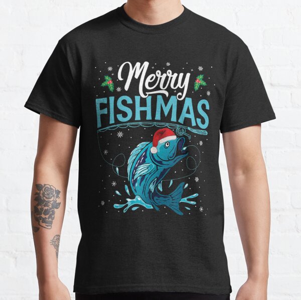 Magellan Outdoors Boys' Holiday Merry Fishmas Long Sleeve Graphic T-shirt