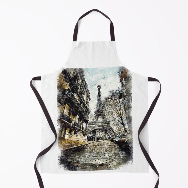 Item preview, Paris City Streets Travel Poster Series watercolor ink edition 04 designed and sold by Naumovski.