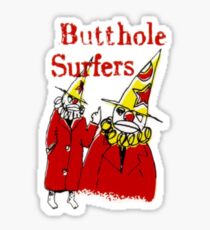 Butthole Surfers Clowns Sticker
