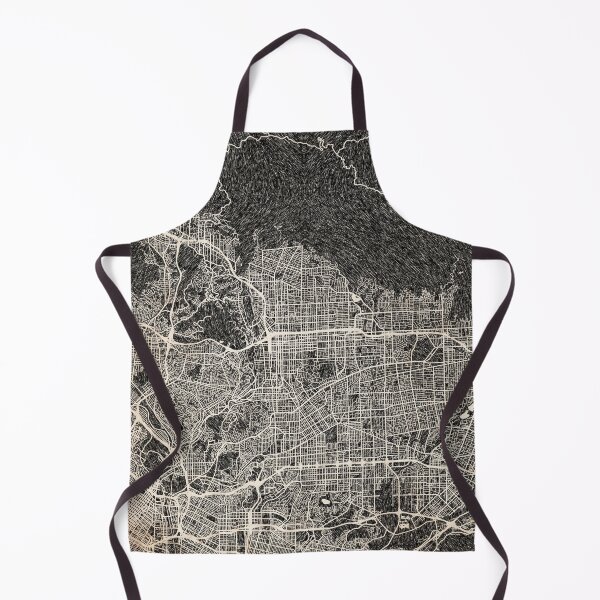 Aperçu de l'œuvre Pasadena map California Ink lines 2 créée et vendue par InkMaps.