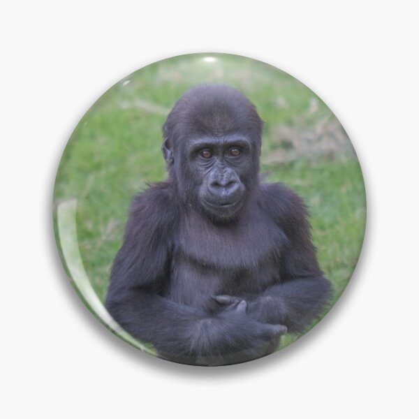 Item preview, Baby gorilla standing on 2 legs designed and sold by Conservation Art Emporium.