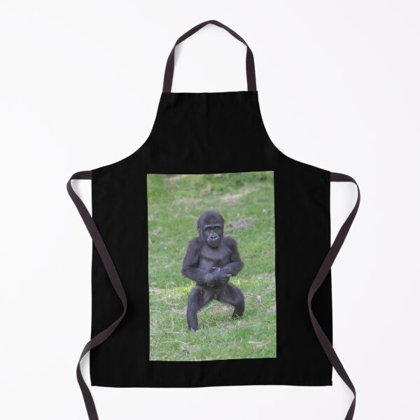 Item preview, Baby gorilla standing on 2 legs designed and sold by Conservation Art Emporium.