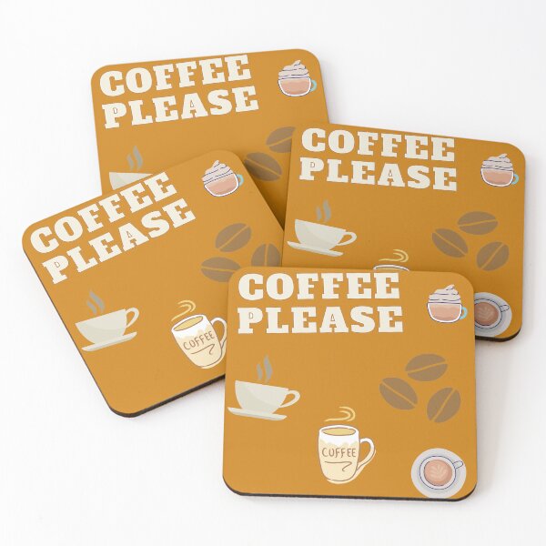 Item preview, Coffee please cute sticker pack designed and sold by TheContactor.