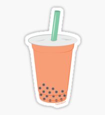 Thai Milk Bubble Tea Sticker