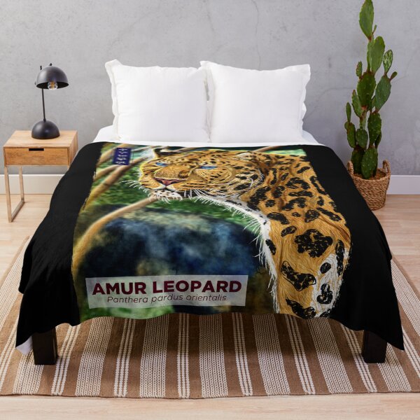 Item preview, Amur leopard - Black designed and sold by ThorReyes.