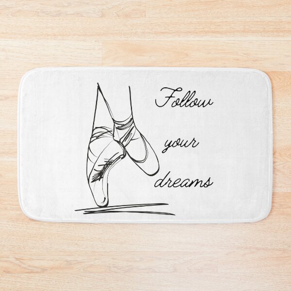 Item preview, Follow Your Dreams Ballet Dancer Pointe Shoes designed and sold by BlakefourDesign.