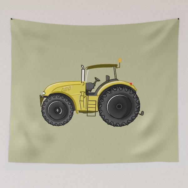 Item preview, Yellow tractor designed and sold by Aurealis Creatief.