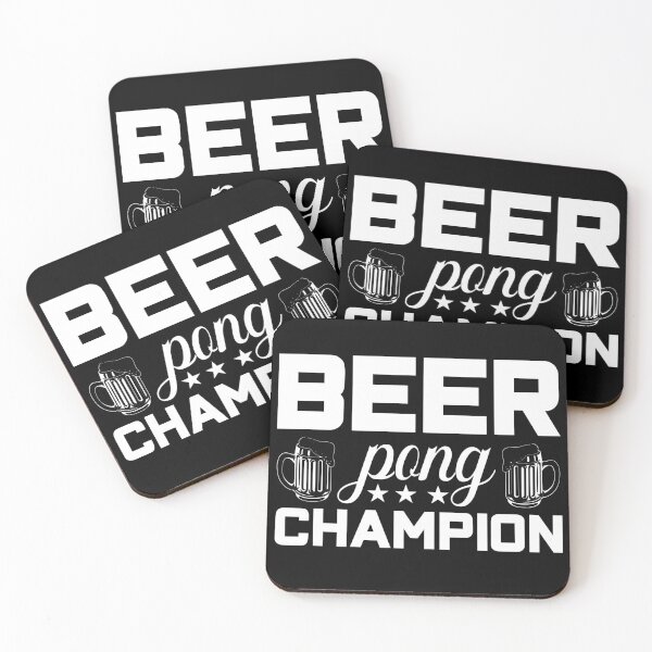 Item preview, Beer pong champion drinking game master designed and sold by fil00.