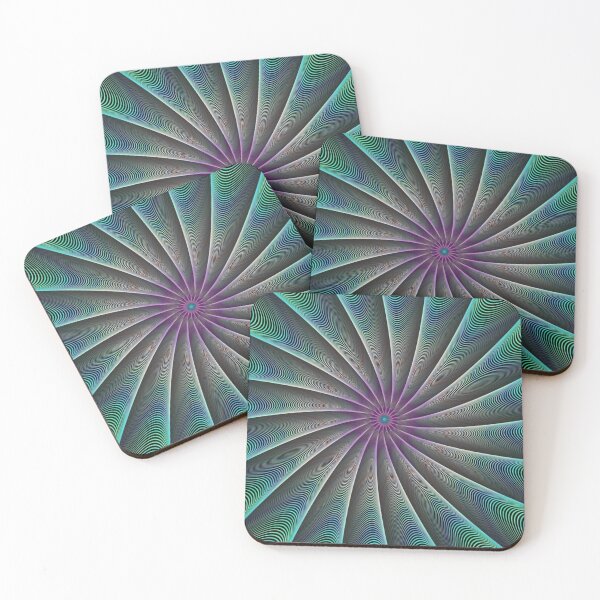 Item preview, Green And Purple Optical Illusion designed and sold by FreedomUniverse.