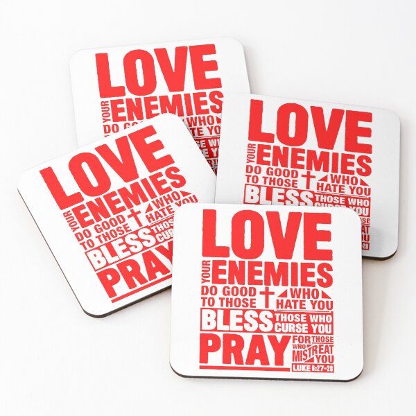 Item preview, Love your enemies designed and sold by plushism.