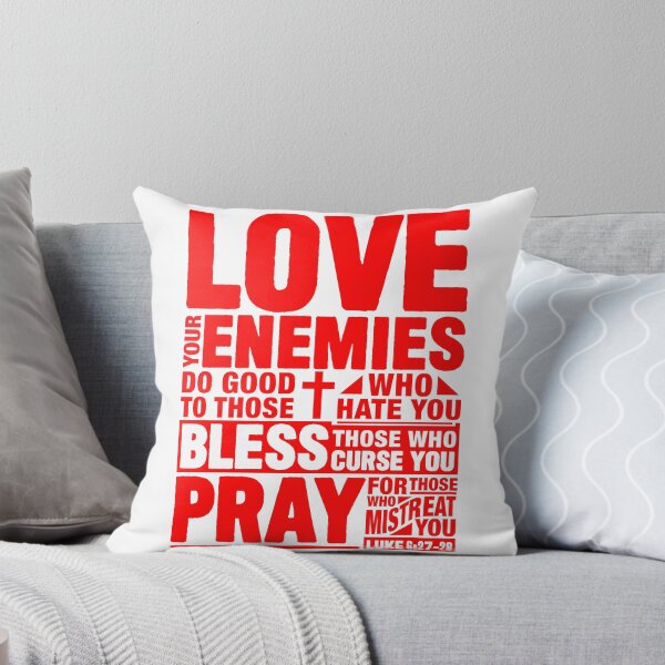 Item preview, Love your enemies designed and sold by plushism.