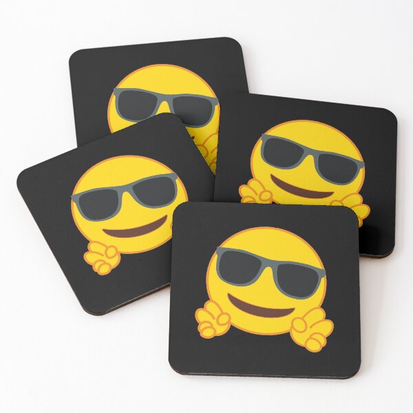 Item preview, sunglass smart face emoji fan art designed and sold by princessmi-com.