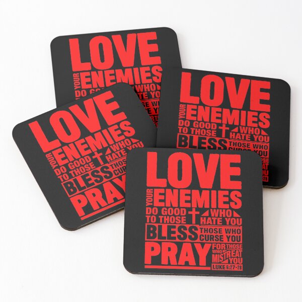 Item preview, Love your enemies designed and sold by plushism.