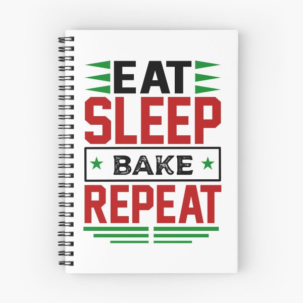 Item preview, Eat. Sleep. Bake. Repeat. (Light) designed and sold by the-krisney-way.