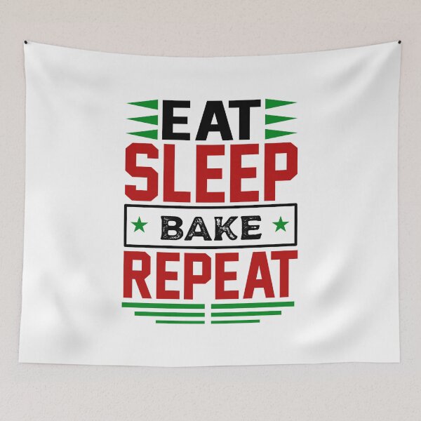 Item preview, Eat. Sleep. Bake. Repeat. (Light) designed and sold by the-krisney-way.