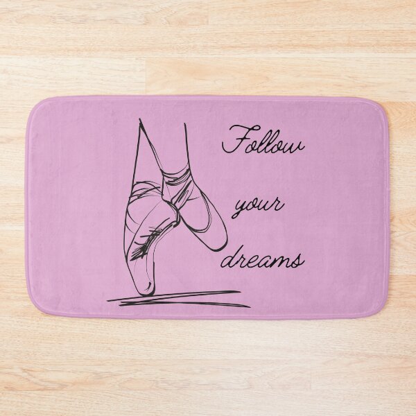 Item preview, Follow Your Dreams Ballet Dancer Pointe Shoes pink designed and sold by BlakefourDesign.