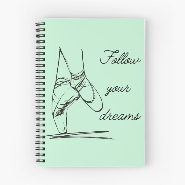 Item preview,  Follow Your Dreams Ballet Dancer Pointe Shoes mint designed and sold by BlakefourDesign.