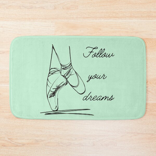 Item preview,  Follow Your Dreams Ballet Dancer Pointe Shoes mint designed and sold by BlakefourDesign.