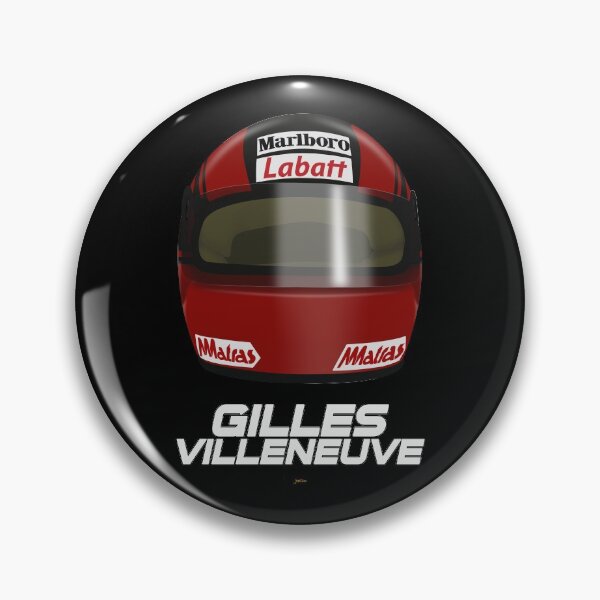 Artikelvorschau, Gilles Villeneuve F1 Helm (vorne) entworfen und verkauft von JageOwen.