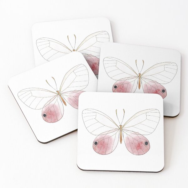 Item preview, Blushing Phantom Watercolor Butterfly Drawing designed and sold by Danica Templeton.