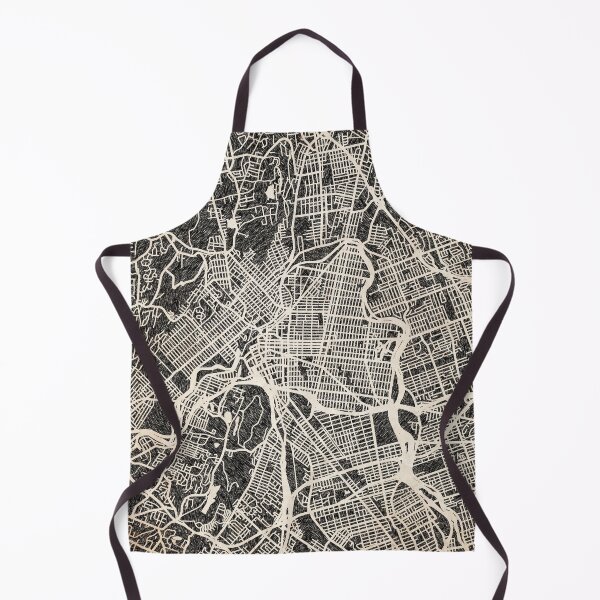 Item preview, Paterson map New Jersey Ink lines 2 designed and sold by InkMaps.