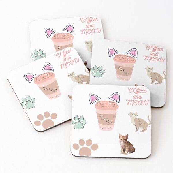 Item preview,  All i need is Coffee and meow Cats Sticker pack designed and sold by TheContactor.