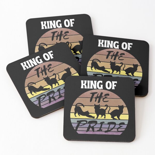 Item preview, King of The Pride: Cat Retro Vintage Sunset designed and sold by ACC .