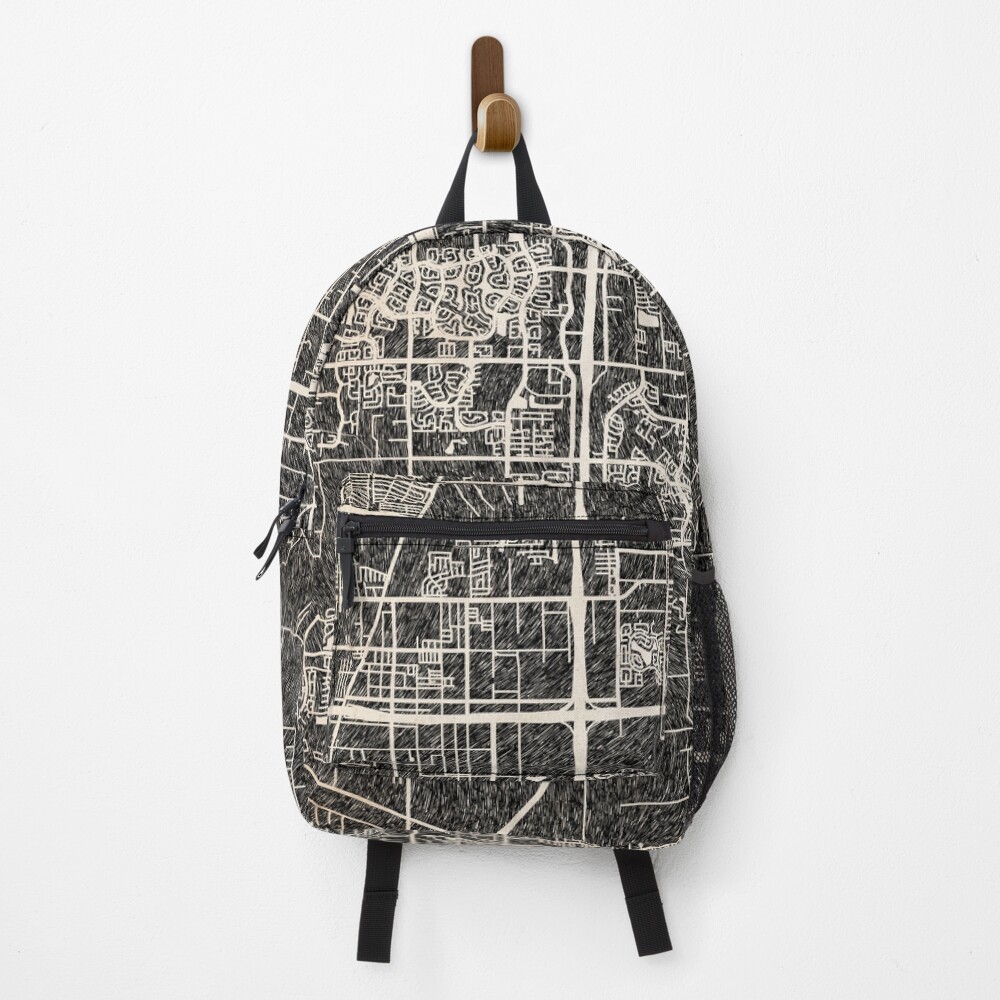 Vista previa del artículo con la obra «Mochila», diseñado y vendido por InkMaps.