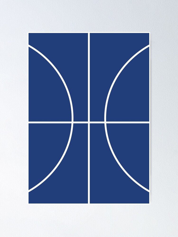 "Basketball Printable Poster Wall Art Minimal Basketball poster