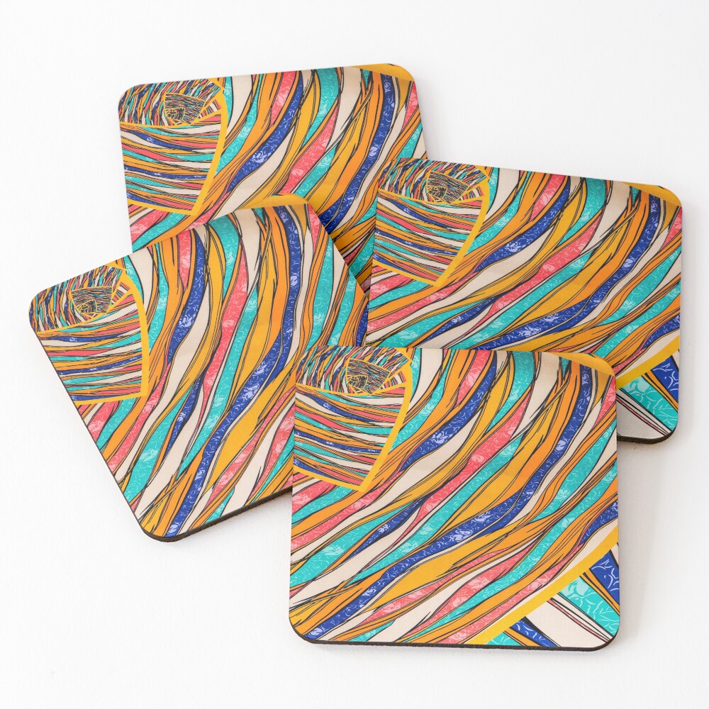 Item preview, Coasters (Set of 4) designed and sold by springflow.