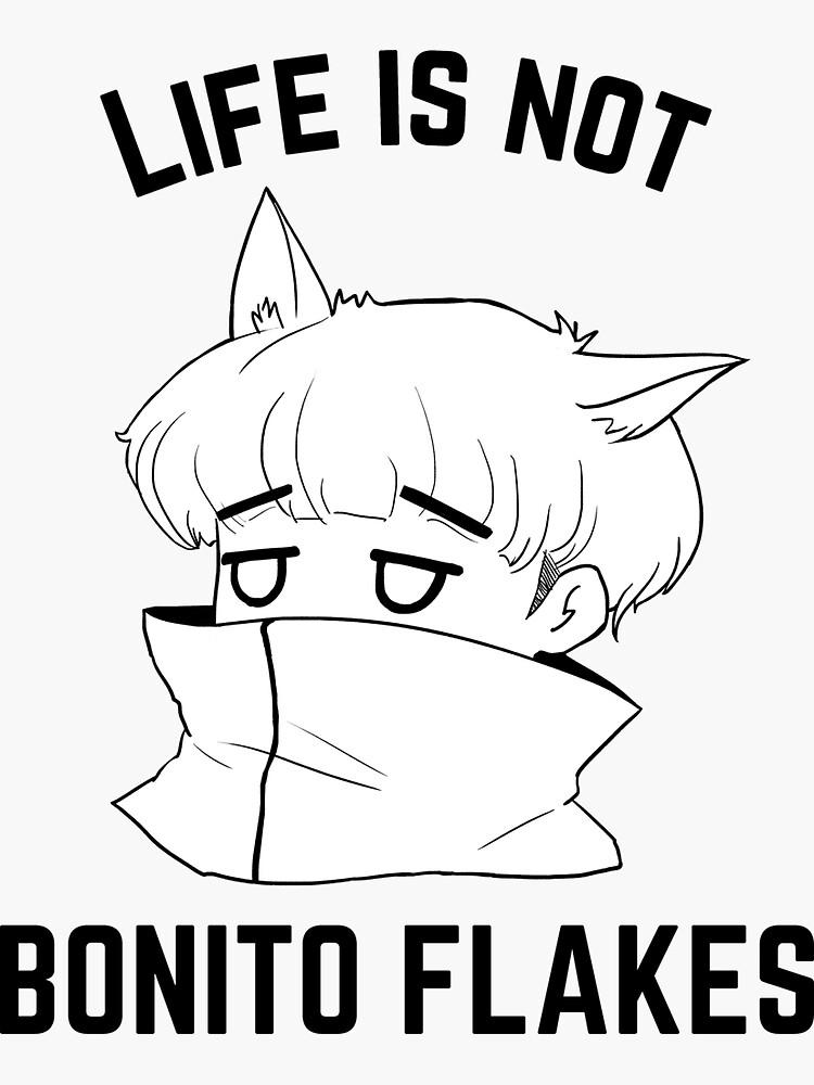 "Life is not bonito flakes Inumaki Toge" Sticker for Sale by