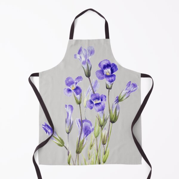 Item preview, Violet Gentian Flowers Drawing designed and sold by JoyforU.