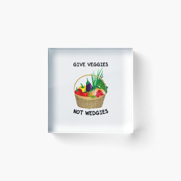 Item preview, Give Veggies Not Wedgies designed and sold by alfa-rouk.