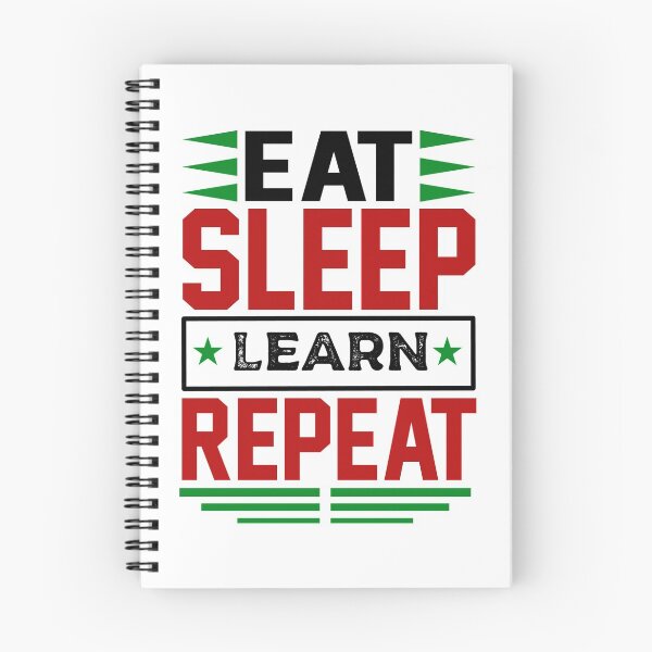Item preview, Eat. Sleep. Learn. Repeat. (Light) designed and sold by the-krisney-way.