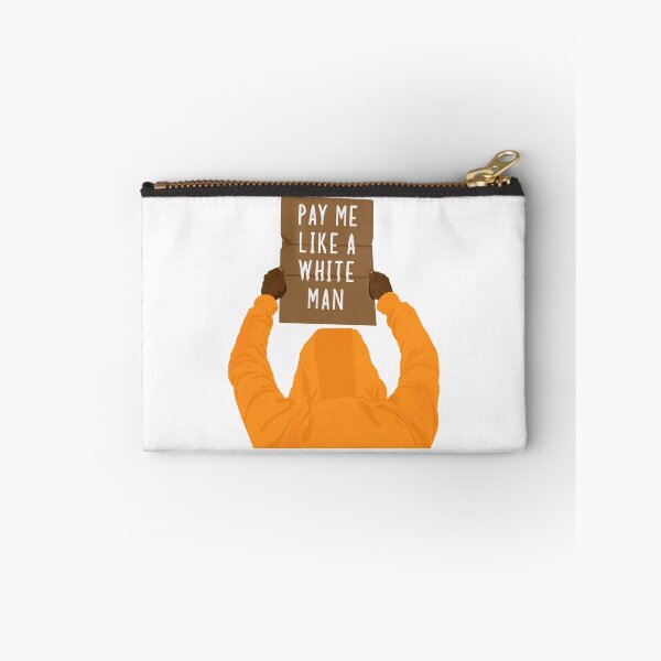 Item preview, Pay Me Like A White Man Protester Carrying Sign designed and sold by kr_ aart.