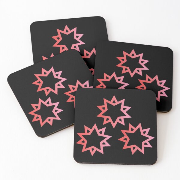 Item preview, Pink Gradient Star Flowers designed and sold by KPoppy Art.