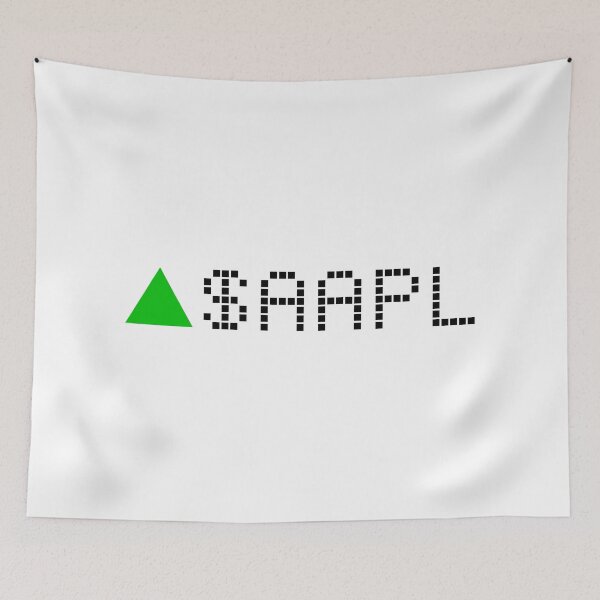 Item preview, Apple Stock Ticker Green designed and sold by frankyou.