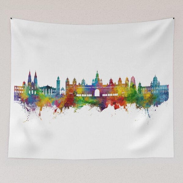 Item preview, Mysuru Skyline India designed and sold by ArtPrints.
